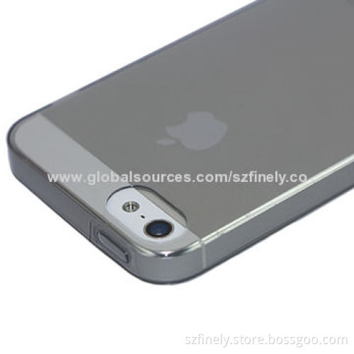 Ultra-thin TPU Cases for iPhone 5/5S, 0.5mm Thickness, Clear and Simple